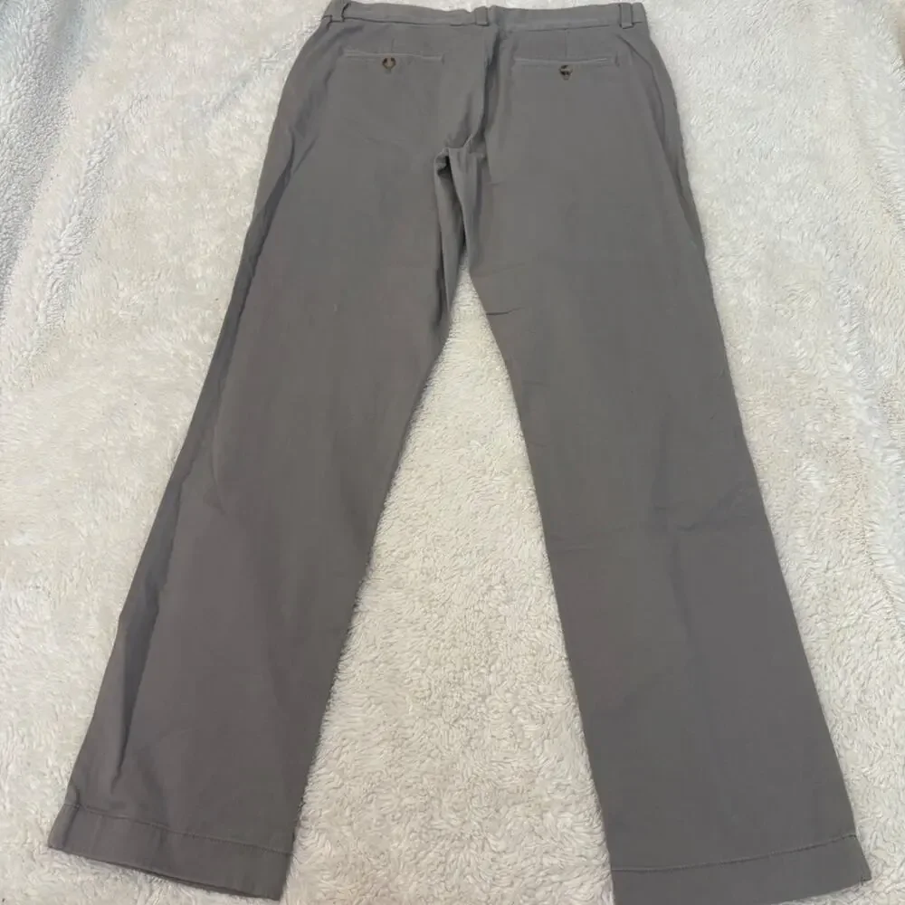 Vineyard Vines Mens 32x32 Gray Cotton Chinos Preppy Country Club College School